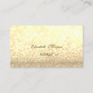 Elegant Glamour Beruflich Glittery Visitenkarte