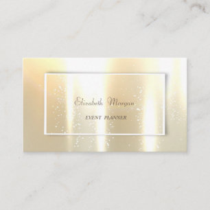 Elegant glamour Shinny, Imitate Gold Visitenkarte