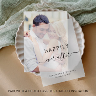 Elegant glücklich immer nach Hochzeit