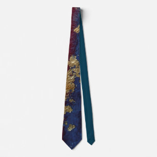 Elegant Gold Accent Tie / Krawatte