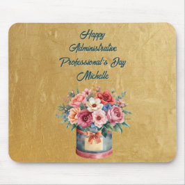 Elegant Gold Administrative Professionals Day Mousepad