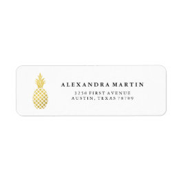 Elegant Gold Ananas