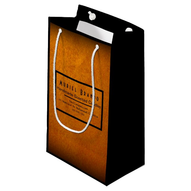 Elegant Gold Candle Company V4 Kleine Geschenktüte (Vorderseite Schrägansicht)