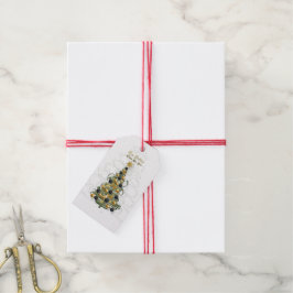 Elegant Gold Christmas tree ,Gift tags  Geschenkanhänger