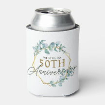 Elegant Gold Floral 50. Hochzeitstag