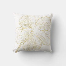 Elegant Gold Floral Line Art Minimalist