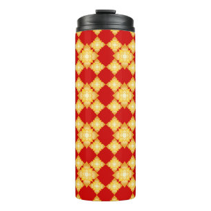 Elegant Gold Floral Thermosbecher