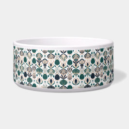 Elegant Gold & Geometric Easter Bunny | Pet Bowl Napf