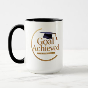Elegant Gold Grad Tasse