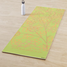 Elegant Gold Green Abstrakt Floral
