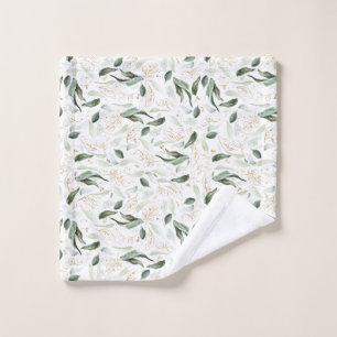 Élégant Gold Green Foliage Blanc