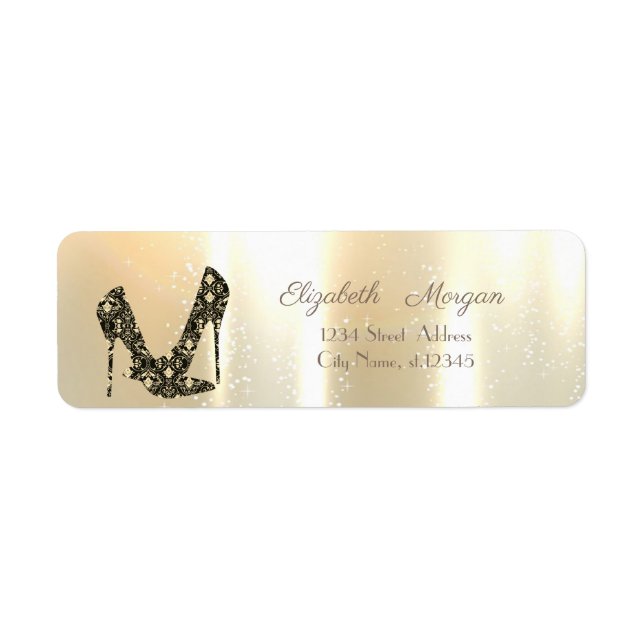 Elegant, Gold, hohe Absätze (Vorne)