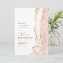 Elegant Gold Ivory Agate Wedding