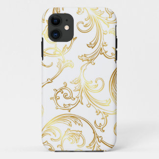 Elegant Gold Muster iPhone Case