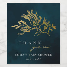 ELEGANT GOLD NAVY UNTERWASSER WEED BABY DUSCHE