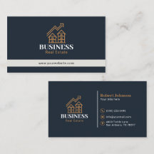 Elegant Gold Property Logo Immobilien