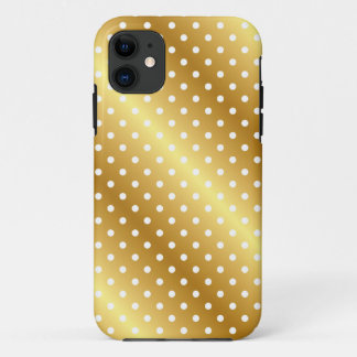 Elegant Gold Punkt iPhone Case