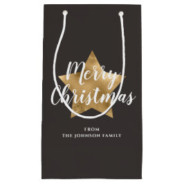 Elegant Gold Star Weihnachten Kleine Geschenktüte