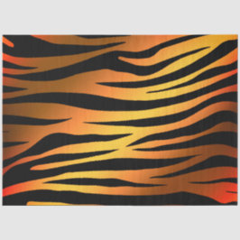 Elegant Gold Tiger Seidenpapier