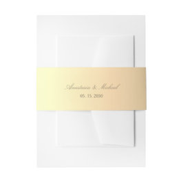 Elegant Gold Wedding Einladungsbanderole