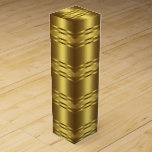 Elegant Gold Weinbox<br><div class="desc">Schöne Goldweinbox. Sie können Text im Schriftart Ihrer Wahl hinzufügen, ein Band oder einen Bogen oder andere Verzierungen zu dieser eleganten Goldweinbox hinzufügen.</div>