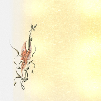 Elegant Golden Floral Vine spiral planner Planer