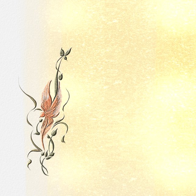 Elegant Golden Floral Vine spiral planner  Planer (Von Creator hochgeladen)