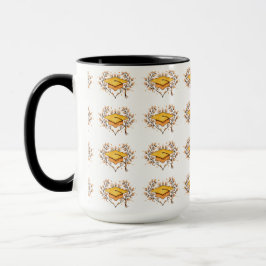 Elegant Goldenrod Hand gezeichnet Cap Abschluss Ta Tasse