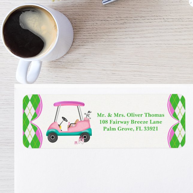 Elegant Golf Cart Ready For Baby Shower  (Von Creator hochgeladen)