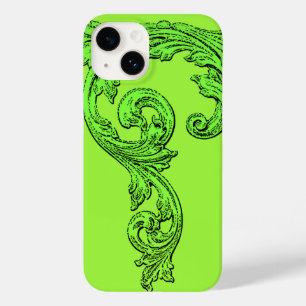 Elegant Goth Design in Green iPhone 6 Fall Case-Mate iPhone 14 Hülle