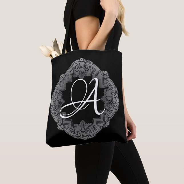Elegant Goth Initial Tasche (Von Nahem)