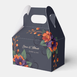 Elegant Gothic 3D Floral Favor Box Geschenkschachtel