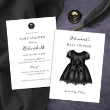 Elegant Gothic Baby Shower