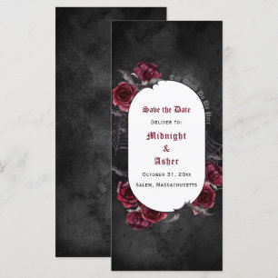 Elegant Gothic bis Tode machen uns Save the Date T
