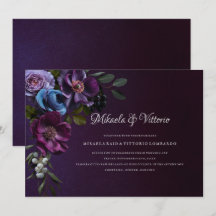 Elegant Gothic Dark Blume Wedding