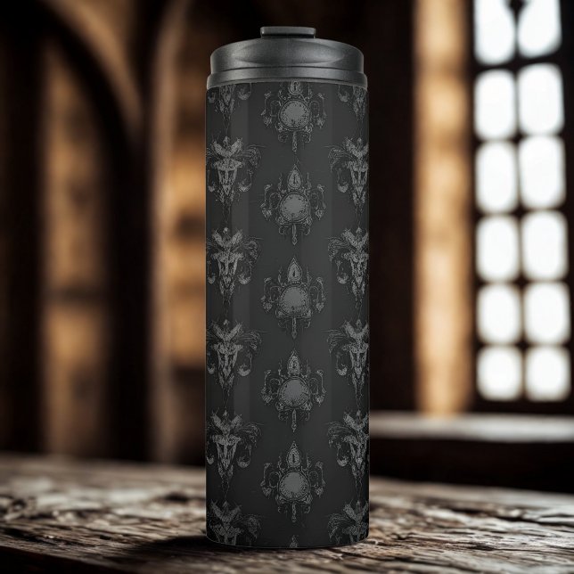Elegant Gothic Thermal Tumbler Thermosbecher (Von Creator hochgeladen)