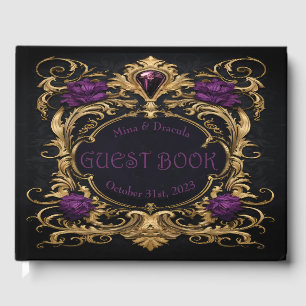Elegant Gothic Wedding Gästebuch