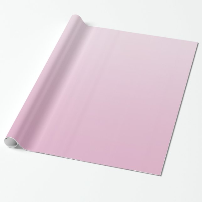 Elegant Gradient Coral Pink Geschenkpapier (Ungerollt)