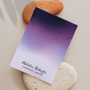 Élégant Gradient Purple Bijoux Écran d'oreille