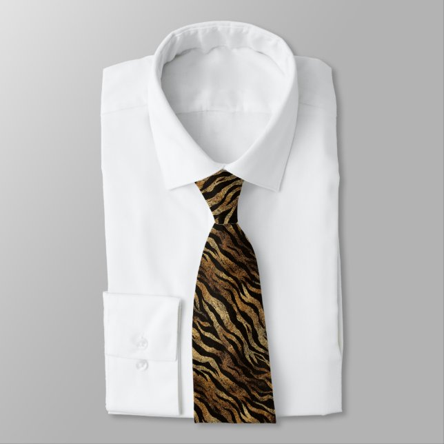 Elegant Graduation Gifts For Him Tiger Skin Krawatte (Gebunden)