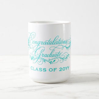Elegant Graduation Script Design with Custom Year Kaffeetasse