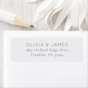 Elegant Graue Minimalistische Typografische