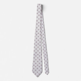 Elegant Gray Burgundy Number Dice Krawatte