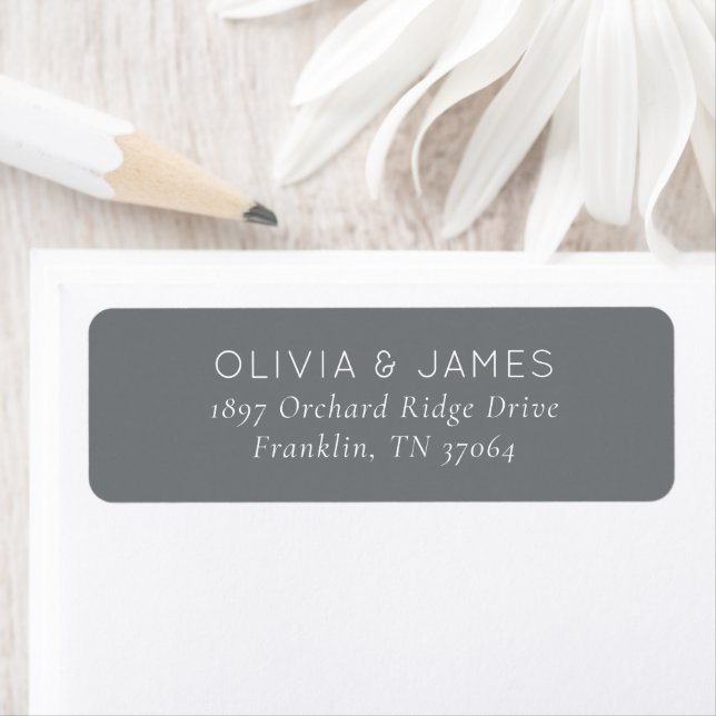 Elegant Gray Minimalist Invitation (Insitu)