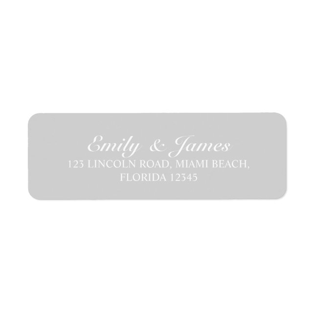 Elegant Gray Wedding (Vorne)