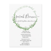 ELEGANT GREEN & BEIGE FOLIAGE BRAUTPARTY