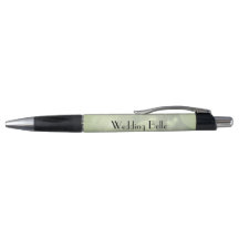 Elegant Green Sparkle personalisiert Wedding Belle
