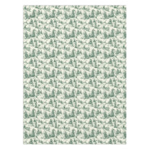 Elegant Green Toile Französisch Land Weihnachten