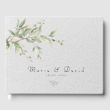 Elegant Greenery Botanical Wedding Invitation