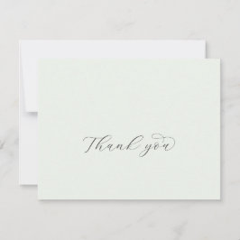 Elegant Greenery Coordinate Danke Card